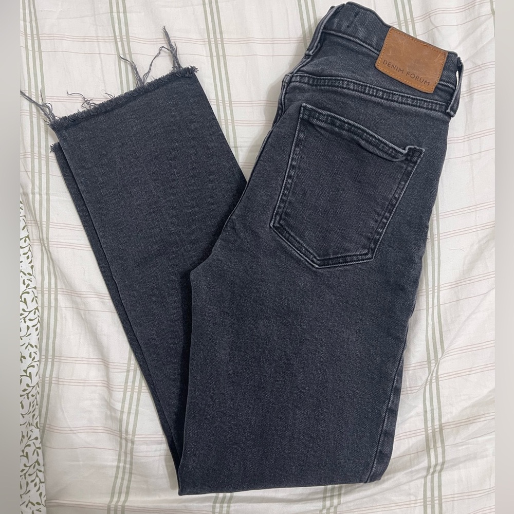 Denim Forum Women's Dark Gray Jeans